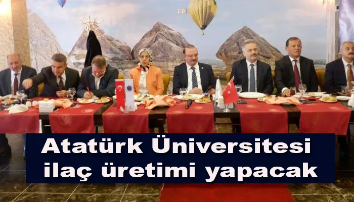 Atatürk Üniversitesi ilaç üretimi yapacak