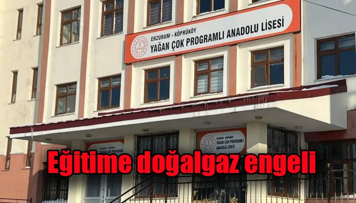 Eğitime doğalgaz engeli