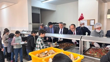 Şenkaya Kaymakamı Okul Denetiminde