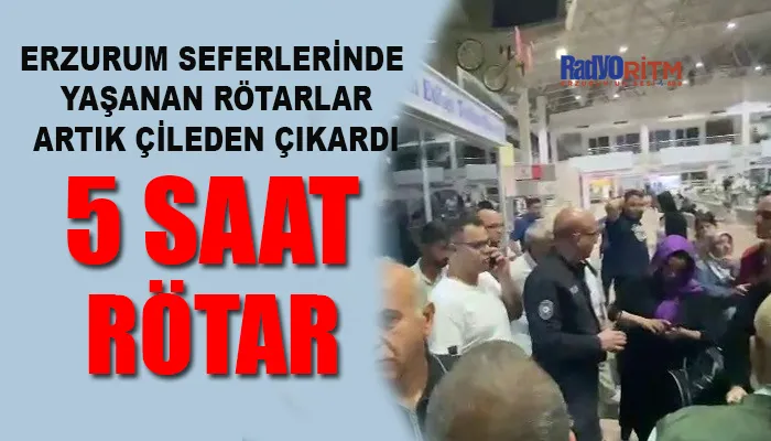 5 saatlik rötar yolcuları gerdi