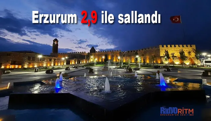 Erzurum 2,9 ile sallandı