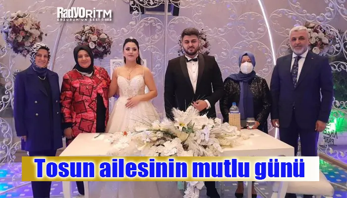 Tosun ailesinin mutlu günü