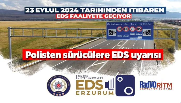 Polisten sürücülere EDS uyarısı