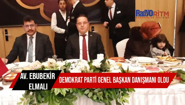 Av. Ebubekir Elmalı, Demokrat Parti Genel Başkan Danışmanı Oldu
