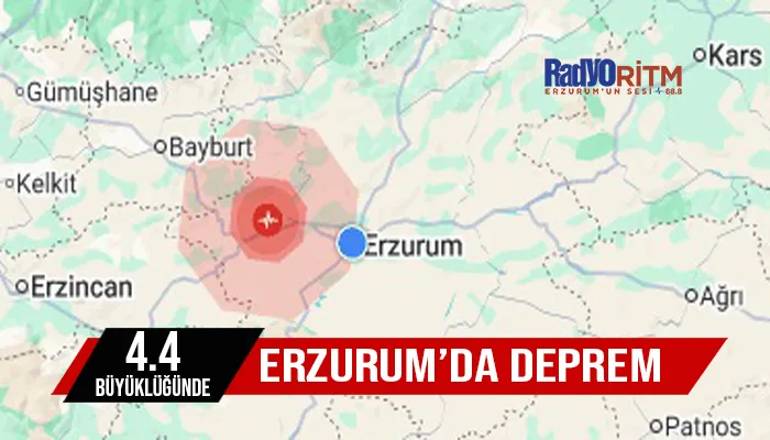 Erzurum’da Deprem