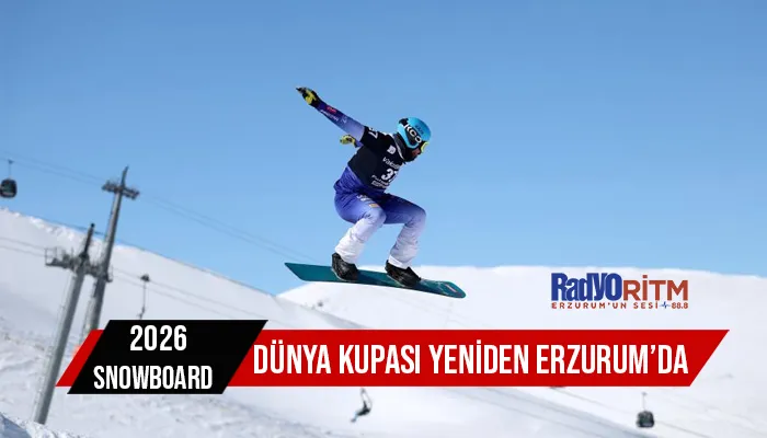 2026 Snowboard Dünya Kupası yeniden Erzurum’da