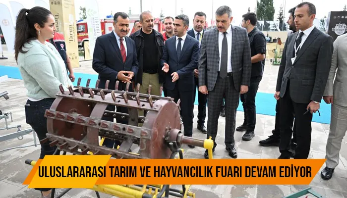 Uluslararası Tarım ve Hayvancılık Fuarı devam ediyor